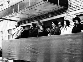 Открытие Пречистенской  средней школы 1 сентября 1976г.